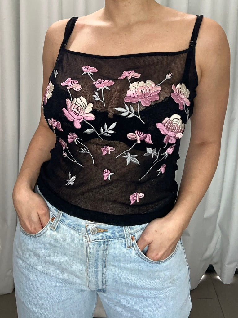 Floral Sheer Tank