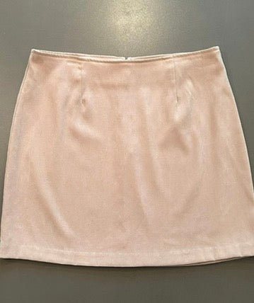 Suede Mini Skirt