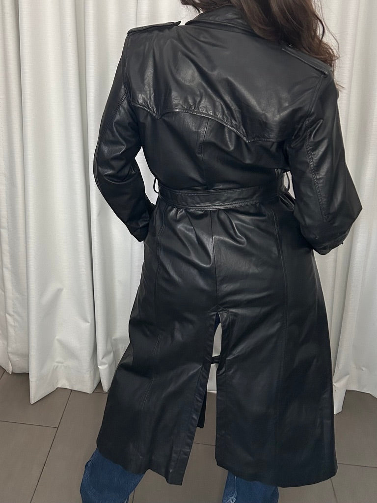 Leather Trench Coat