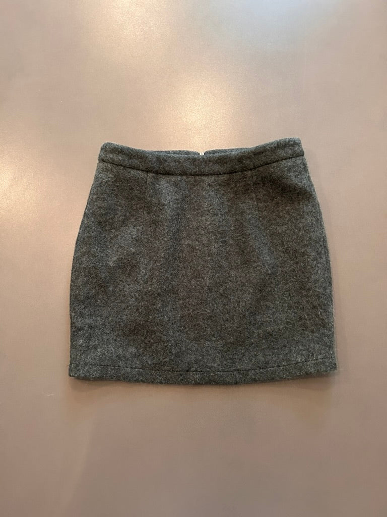 Wool Mini Skirt