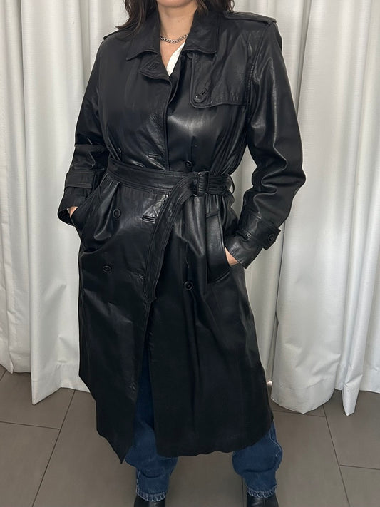 Leather Trench Coat