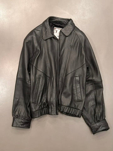 Leather Bomber Jacket